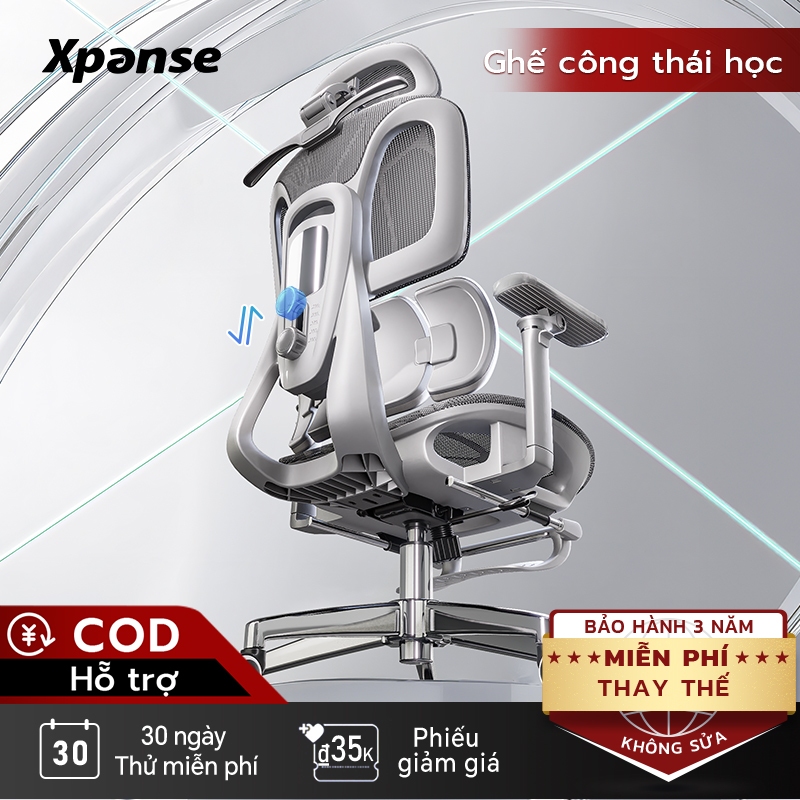 ghế công thái học Xpanse 904 – ghế gaming chức năng toàn diện| 3 vùng đỡ lưng  5 nấc lưng điều chỉnh  ghế làm việc | BigBuy360 - bigbuy360.vn