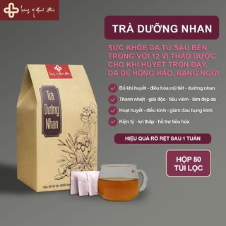  Trà Dưỡng Nhan  Dưỡng da nội tiết bổ huyết  Thanh Lọc Cân Bằng Nội Tiết Sáng Da Chống Lão Hóa 