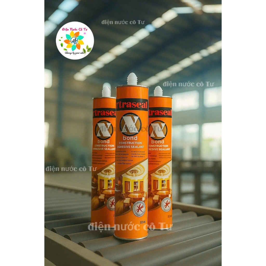 Keo dán Alu, dán gỗ  dán đa năng Xbond (màu nâu vàng) - keo dán đa năng nội và ngoại thất XBOND
