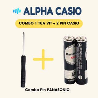 Pin máy tính Casio fx 570vnplus , 580vnx , 570esplus xe máy xe đạp và tua vit vặn để lắp pin có chia phân loại