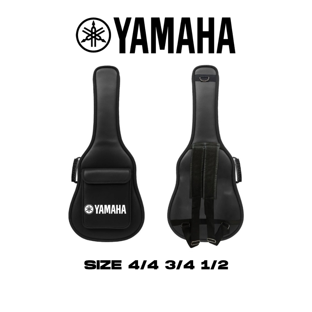 Bao Đàn Guitar Yamaha Logo 3 Lớp Đủ Các Size 4/4 3/4 1/2