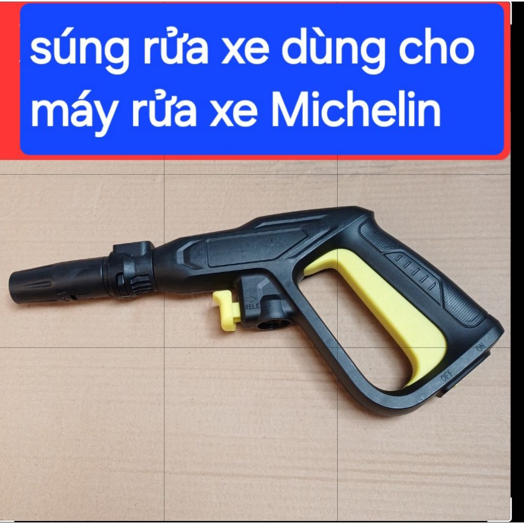 súng rửa xe Michelin,  vòi xịt áp lực Michelin, dây xịt xe cho máy rửa xe Michelin , vòi xịt cao áp 
