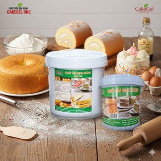 CHẤT ỔN ĐỊNH BÁNH CÓ MÀU BICO - GEL CAKE (SÔ 5KG), CAKEGEL XÔ 1KG