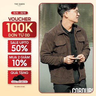 Áo khoác nhung tăm nam mềm mịn giữ ấm tốt Corduroy Jacket  - THE GMEN ELEGANT EST 2017
