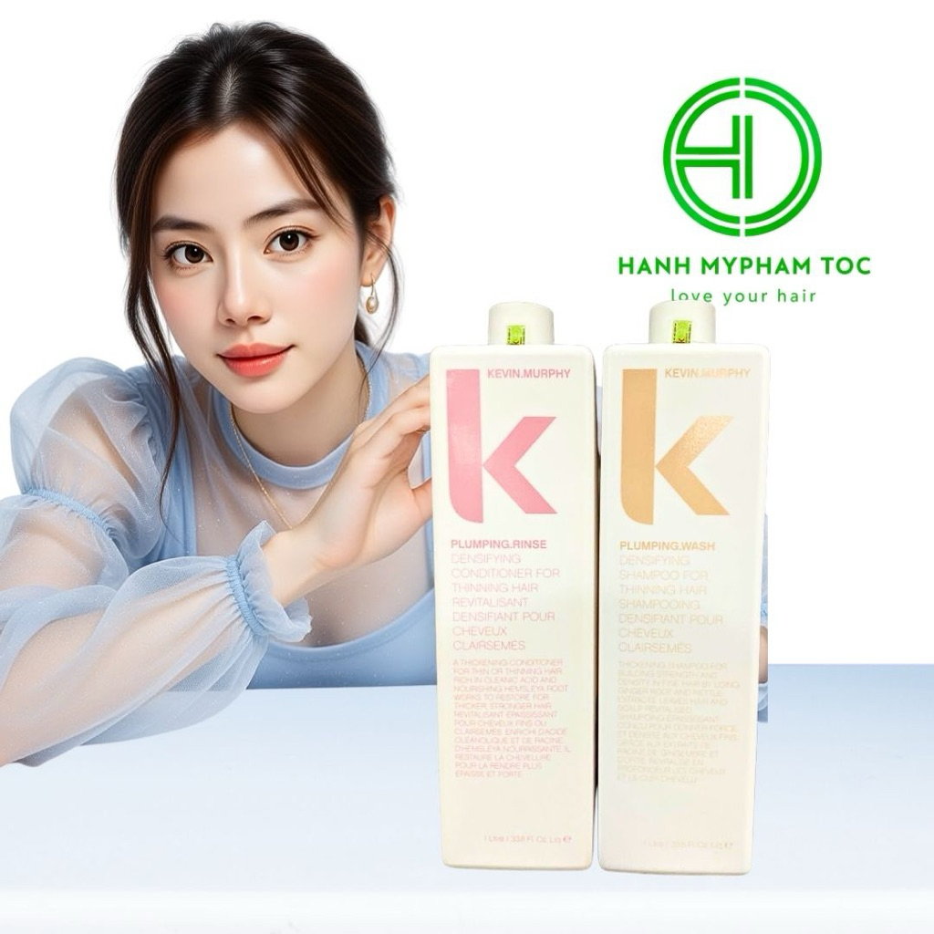 DẦU GỘI XẢ CHO TÓC ÍT, MỎNG, RỤNG KEVIN MURPHY PLUMPING 250ml 1000ML