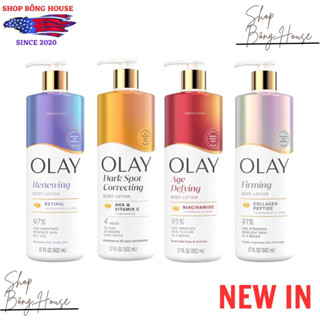   BILL MỸ  BODY LOTION OLAY B3 PHIÊN BẢN CẢI TIẾN VỚI AHA VITAMIN C & NIACINAMIDE 502ML 