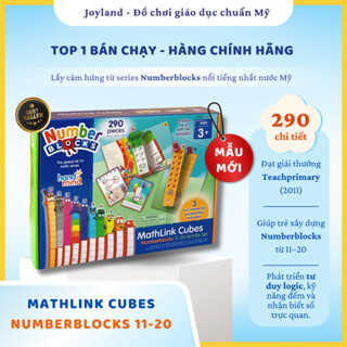   Hàng nhập khẩu Mỹ  Mathlink Cubes Numberblocks số đếm từ 11-20 Learning Resources 