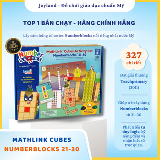   Hàng nhâp khẩu Mỹ  Bộ học toán Mathlink Cubes Numberblocks 21 - 30 Activity Set 