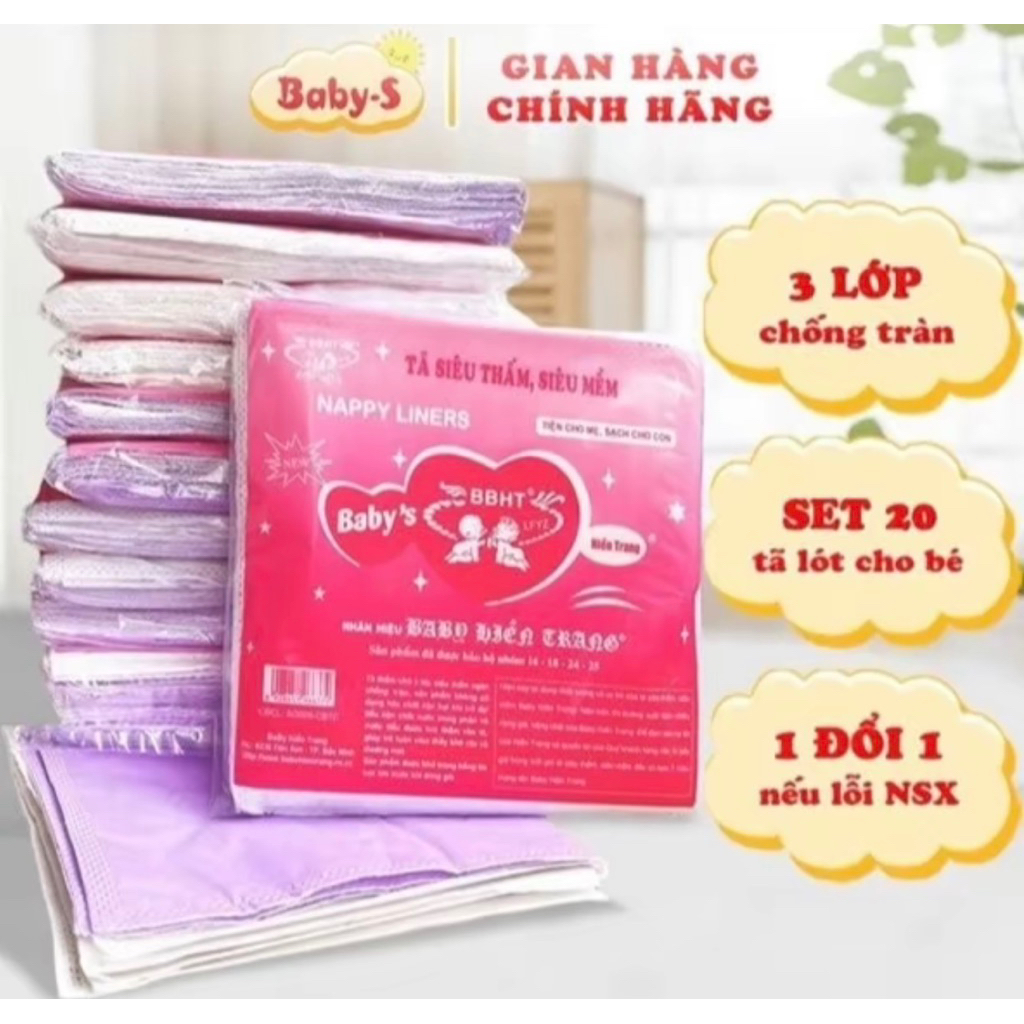 BICH 100 TỜ ))GIẤY PHÂN XU HIỀN TRANG CHO BÉ SƠ SINH