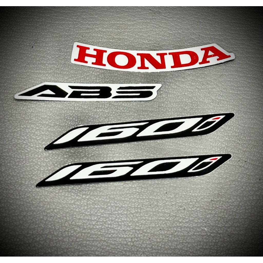 bộ tem ABS/tem 160i/tem 150i/tem 125i/logo/Sticker (bộ 4tem nhiều loại màu)