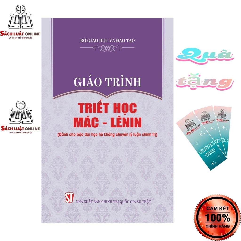  Sách - Giáo trình Triết học Mác - Lênin  Dành cho bậc Đại học hệ không chuyên Lý luận chính trị  