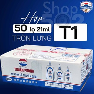  Hộp 50 lọ keo 502 Thuận Phong  T1  dung tích 21ml khô nhanh 3 giây 