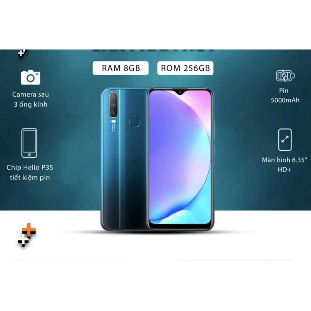 điện thoại ViVo Y17 2sim ram 8G/256G mới, màn hình 5.5inch, Chiến PUBG/Liên Quân Chất - BH 12T