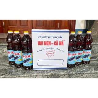 Combo 2 thùng Nước mắm Hai Non - Cà Ná Loại Đặc Biệt  (thùng 6 chai x 1 lít)