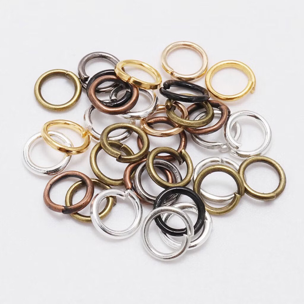 200 khoen tròn nối size 5mm dùng làm trang sức thủ công - DIY
