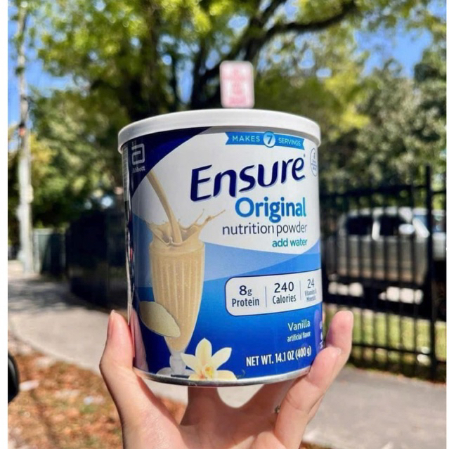 [Date 2026] Sữa Ensure Mỹ lon 400g hàng air date mới