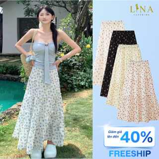  Chân Váy Dáng Dài Đầm Maxi 3 Tầng Xòe Đẹp Phong Cách Tiểu Thư Hàn Quốc Nhẹ Nhàng Nữ Tính 
