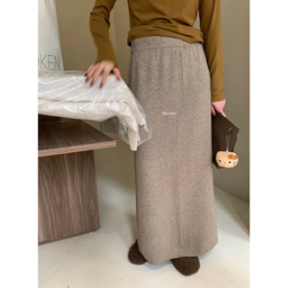   HERS  Chân váy len dáng dài form ôm tôn dáng 