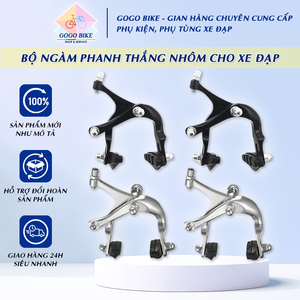 [GoGo Bike] Bộ ngàm phanh thắng nhôm road xe đạp