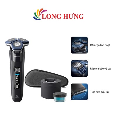 Máy cạo râu khô và ướt Philips Shaver Series 7000 S7886/50 - Hệ thống giảm ma sát SkinGlide bảo vệ da nhạy cảm