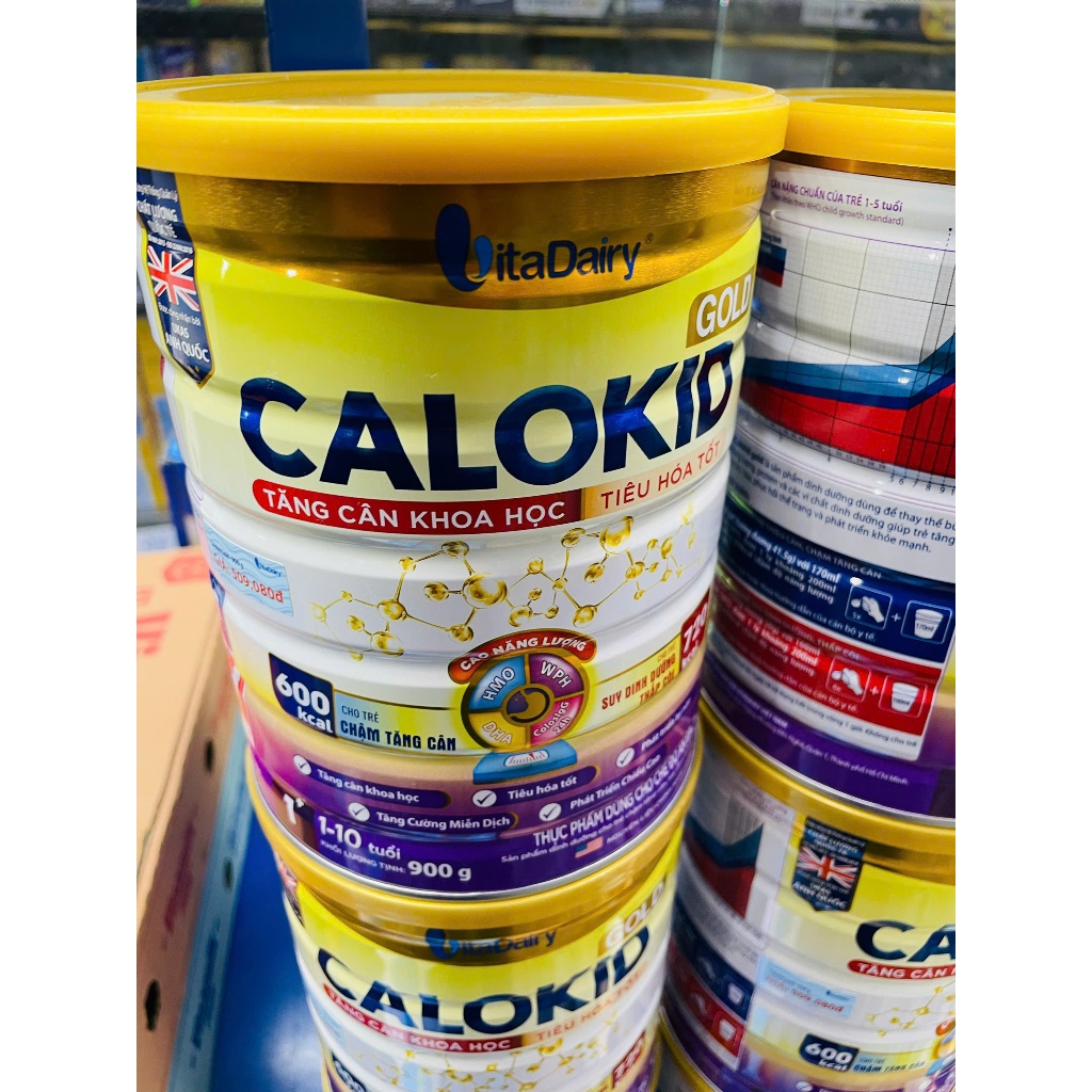 Sữa Calokid Gold 0+ 1+ lon 900g