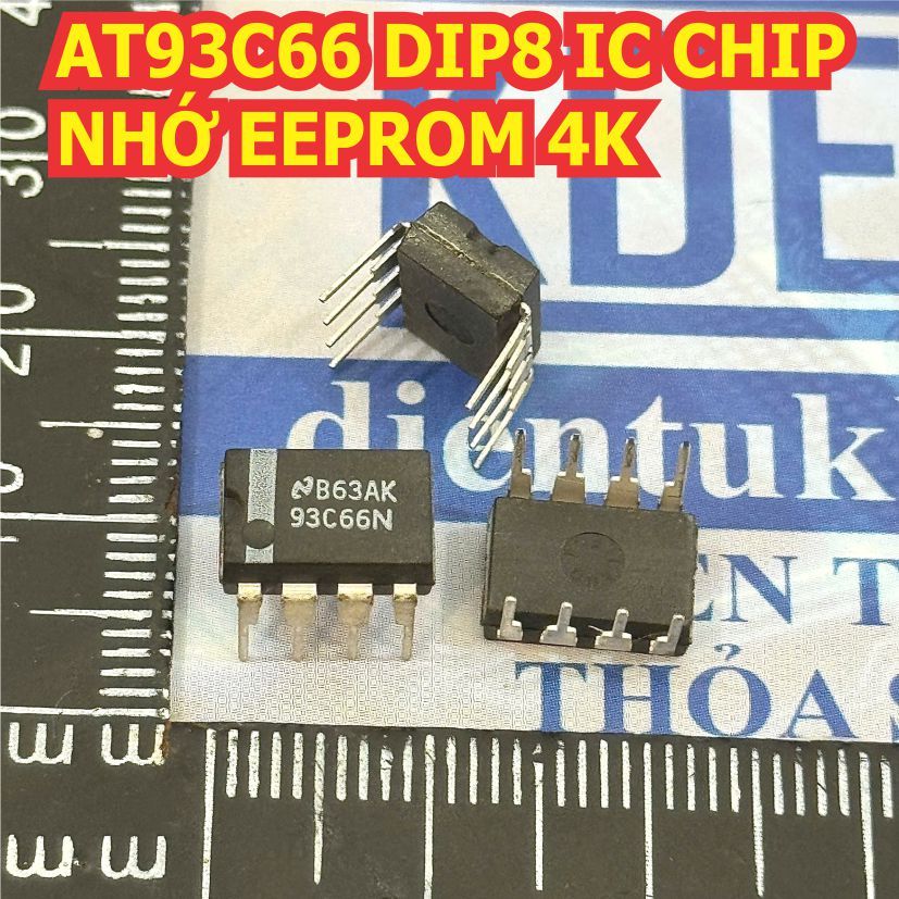 5 con AT93C46 93C46 AT93C56 93C56 AT93C66 93C66 93C66N DIP-8 IC chíp nhớ EEPROM chân cắm kde1429