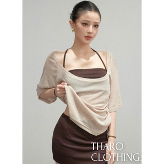  Set Đồ Nữ 3 Món Áo Giấy + Chân Váy - Tharo Clothing  SET0043  