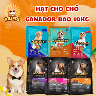 [ SALE ] [Bao xá 10kg] - Thức ăn hạt cho chó Ganador - PiuPiuPet