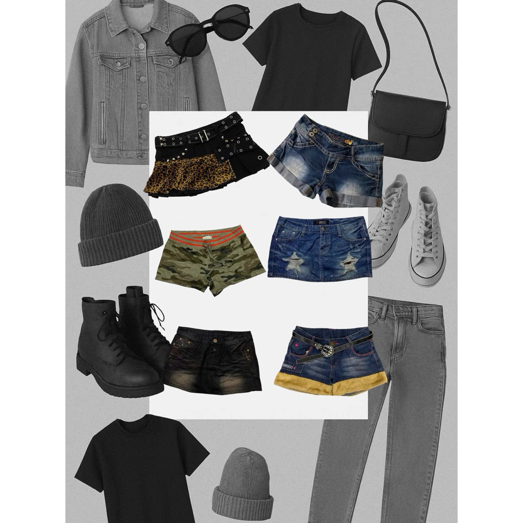 váy ngắn sexy+ short 2hand, jean loe y2k, cạp trễ, lưng cao, KHÔNG BÁN DÂY NỊT.