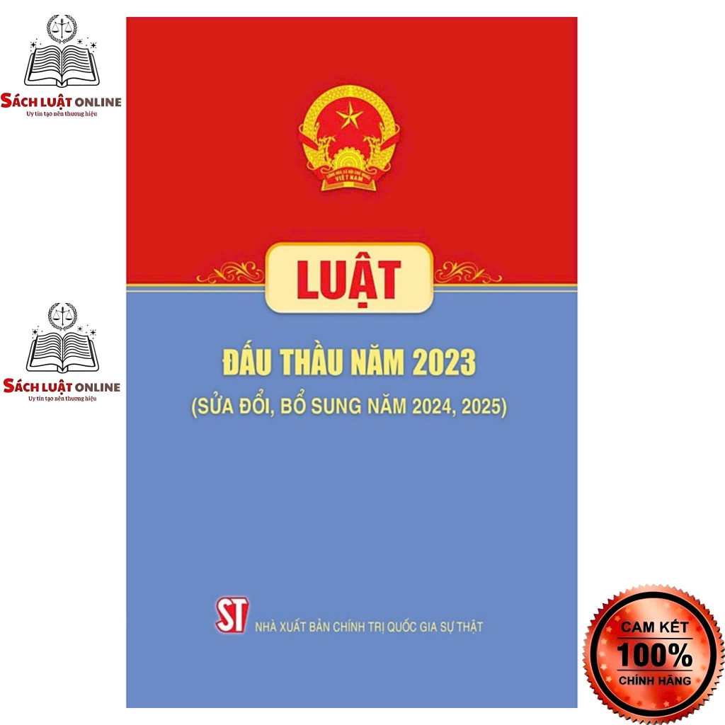 Sách - Luật đấu thầu (sđ,bs 2025) NXB Chính trị quốc gia sự thật