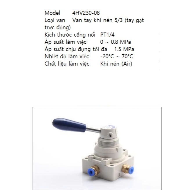 VAN TAY KHÍ NÉN 4HV230-08
