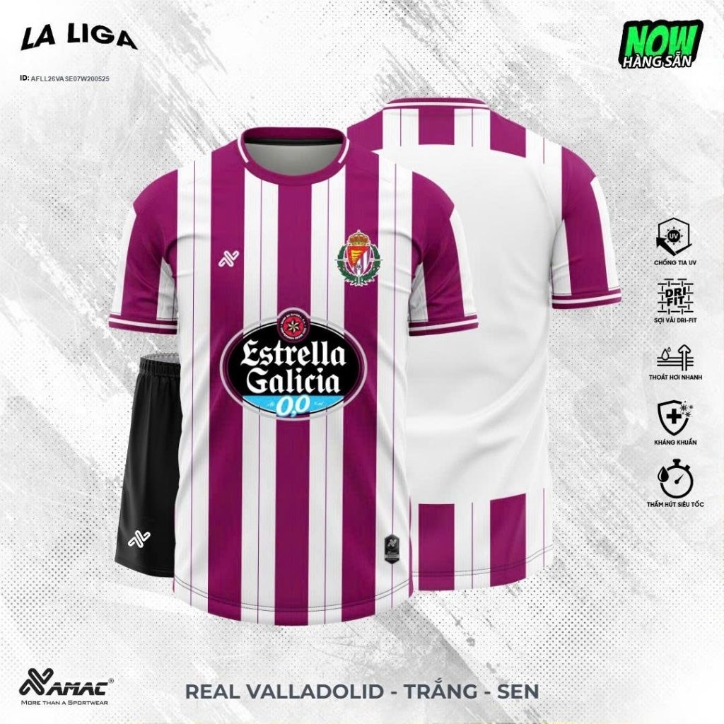 [in tên số theo y/c] BST quần áo bóng đá LALIGA AMAC thoáng mát co giãn cực tốt