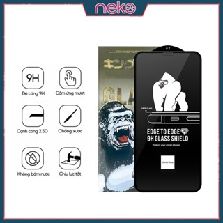Kính Cường Lực Siêu Trong Suốt HD Nano Full Viền cho Iphone x xs xr 11 12 13 14 15 16 17 pro max plus [KK 3D]