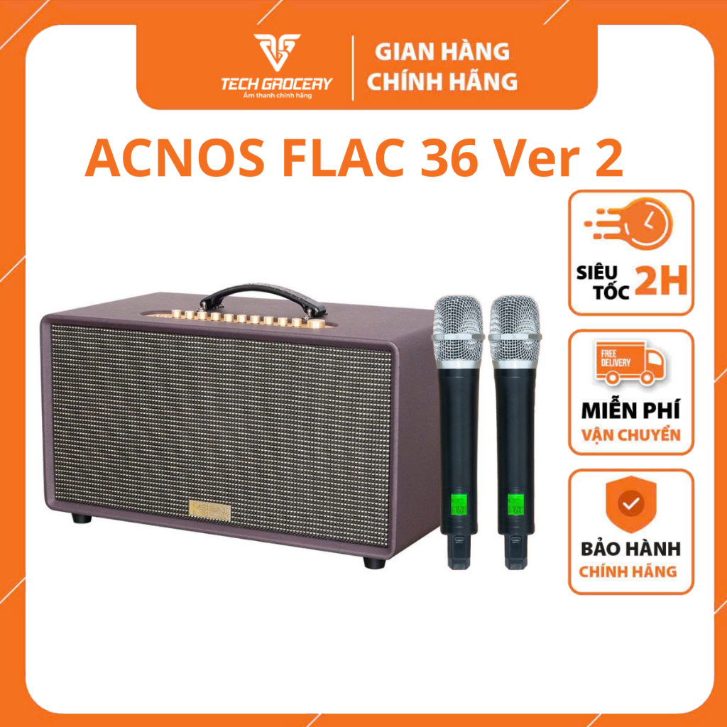 [ ACNOS FLAC36 V2 ] Loa Karaoke ACNOS KBeatbox Flac 36 V2- Chính hãng, Bảo hành 12 tháng.