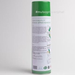 Keo Xịt đa năng Sponge PJ-77 [ Hỗ trợ thi công xốp dán tường ]