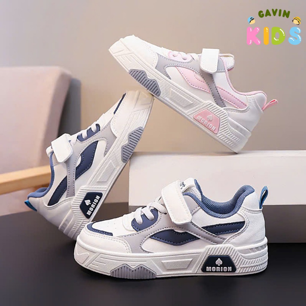 Giày Thể Thao Cho Bé Trai Bé Gái Da PU Đế Cao Su Non Nhẹ Êm Phong Cách Hàn Quốc (Mẫu 2025) GV03