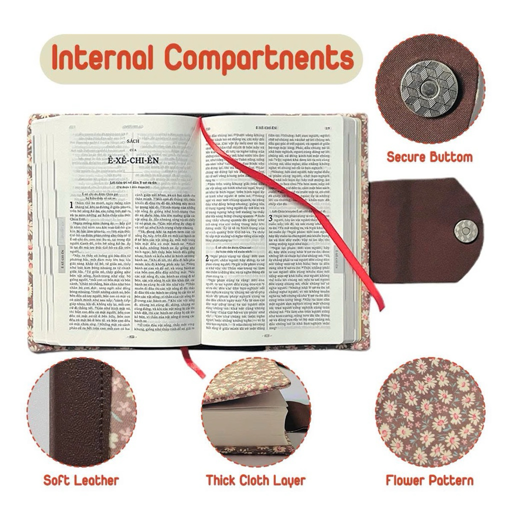 Bible Cover - Fall flower collection (style 2)