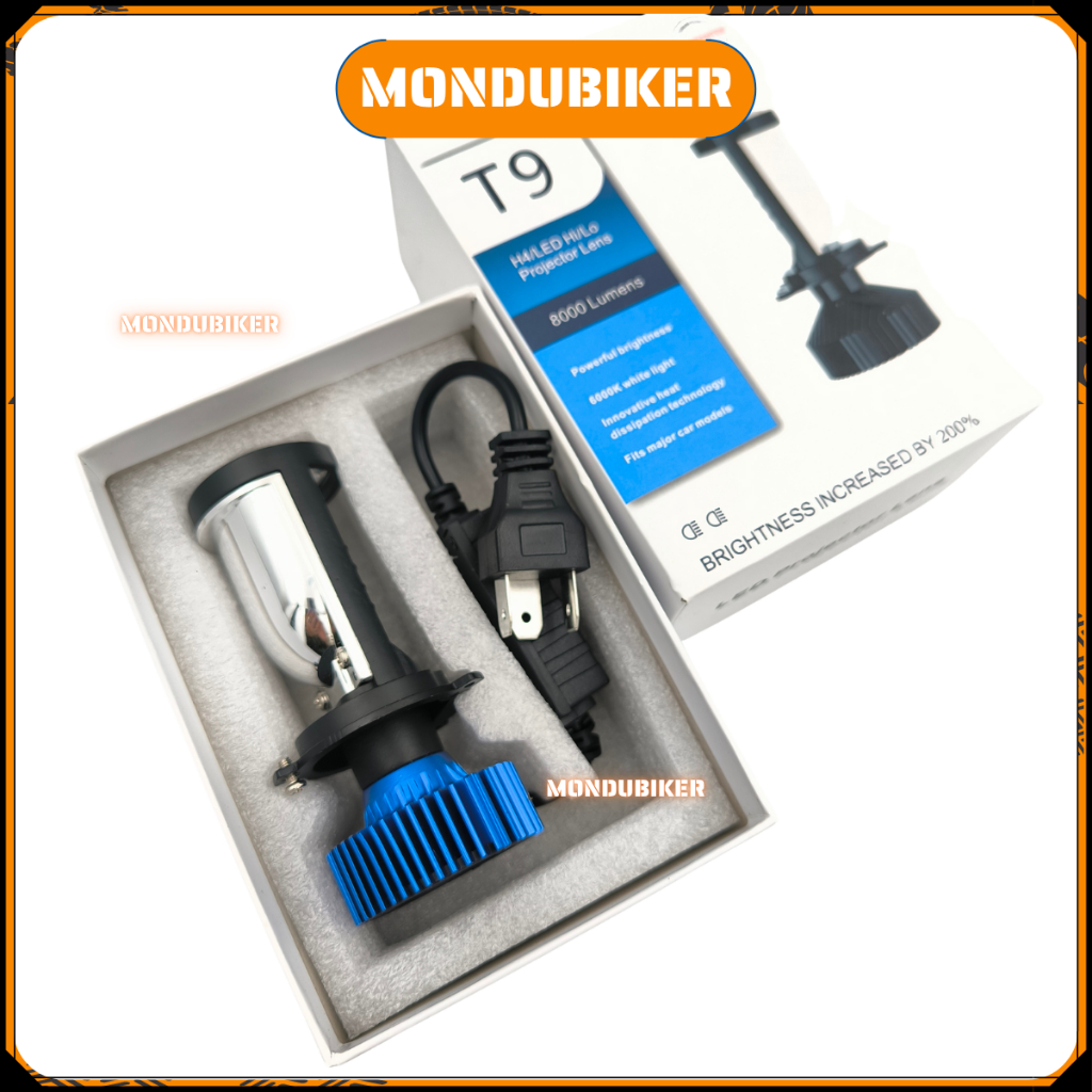 Đèn Pha Bi Cầu Chân H4 T9 Pro Bản Quạt Xanh 2026 LED – Đèn T9 Pro Ánh Sáng Đỉnh Cao, Dẫn Lối Mọi Hàn
