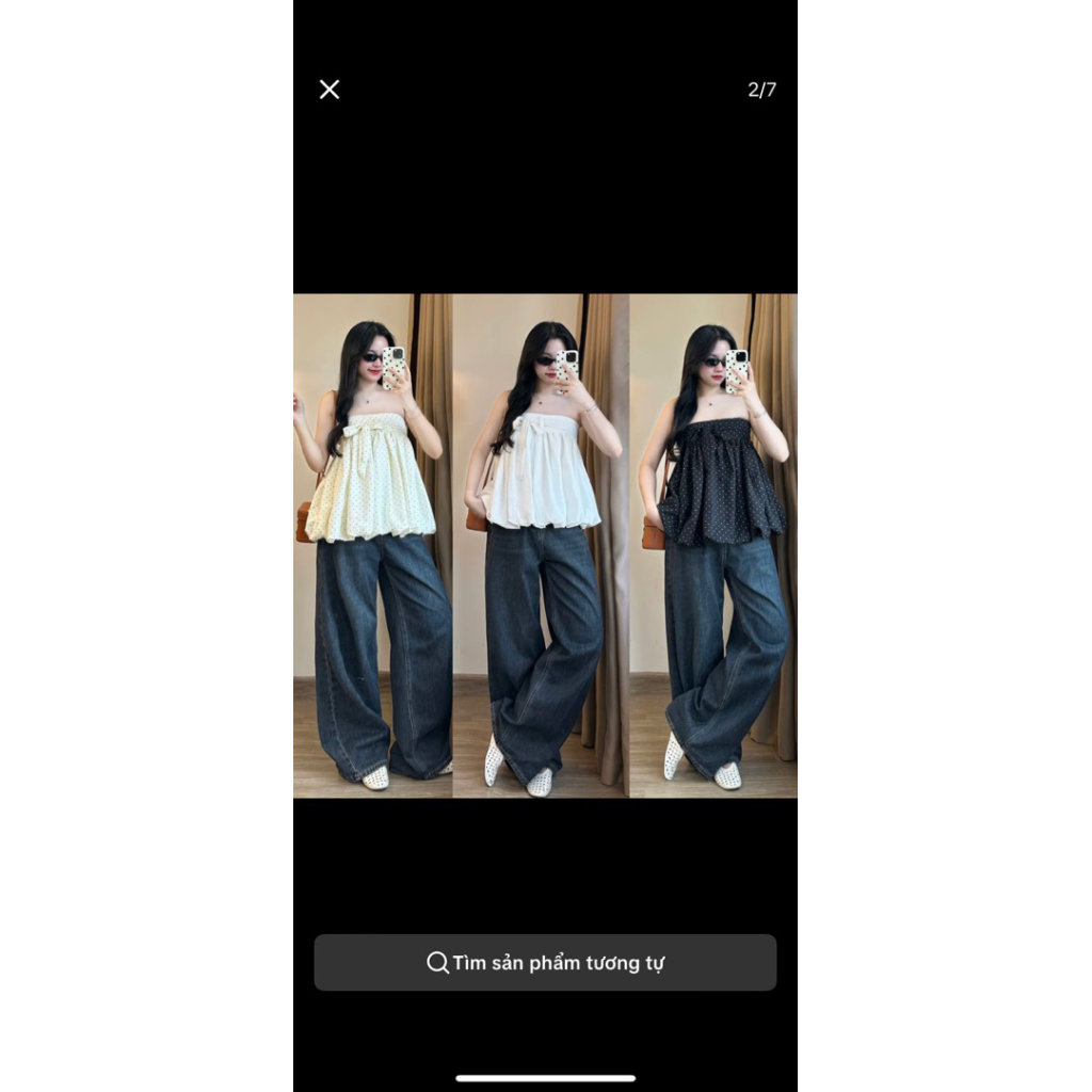 pass áo bí cúp ngực size sx màu be chấm bi