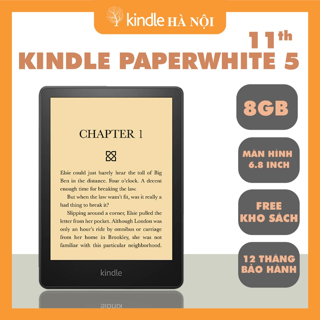 NEWSEAL | Máy đọc sách Kindle Paperwhite 5 & Paperwhite 6 tặng bao da, hỗ trợ tạo tài khoản kindle