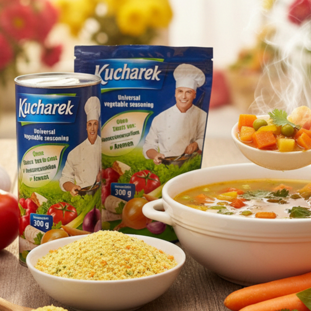 Hạt nêm hữu cơ 100% từ rau củ Kucharek