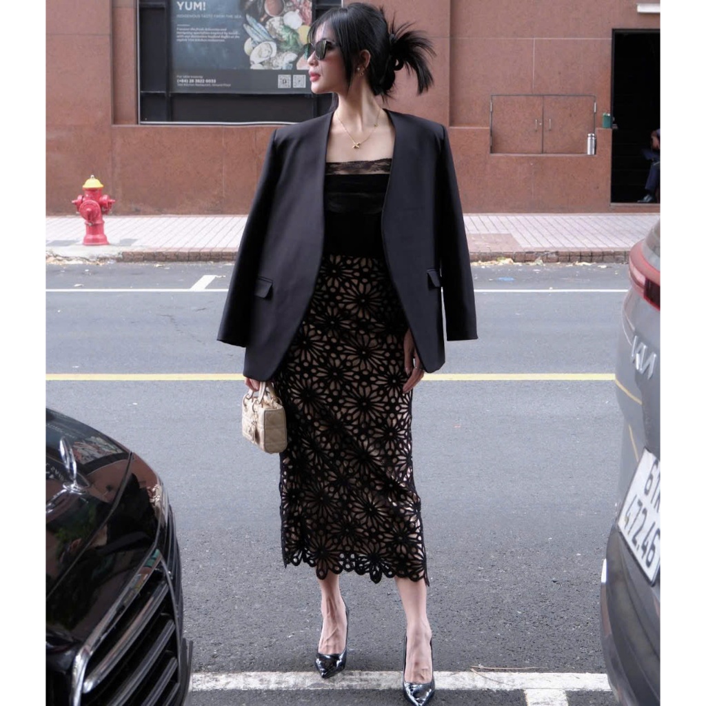 CELES set đồ nữ ANITA , phối áo blazer sang trọng cao cấp