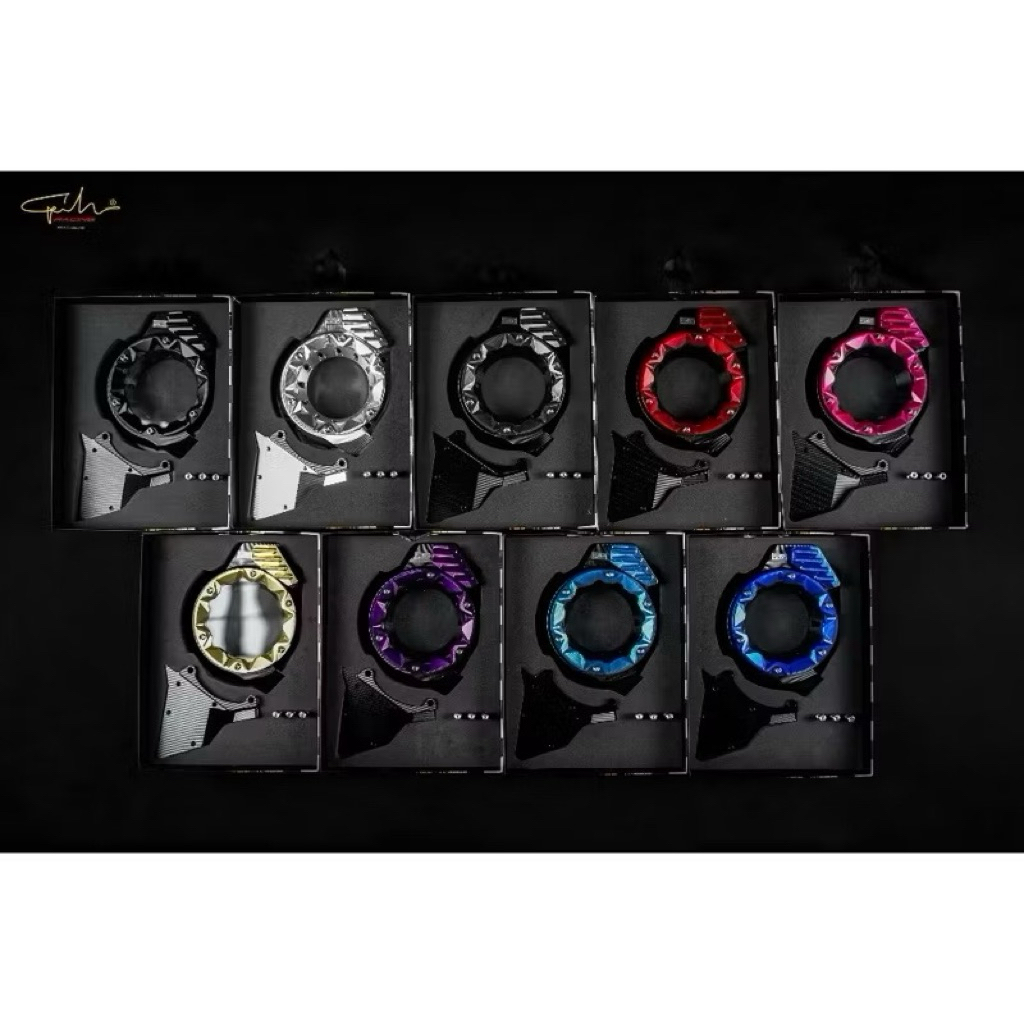 Ốp lốc nồi cnc Ghracing cho Stylo Giorno - ốp lốc nồi trong suốt - phụ kiện thay thế