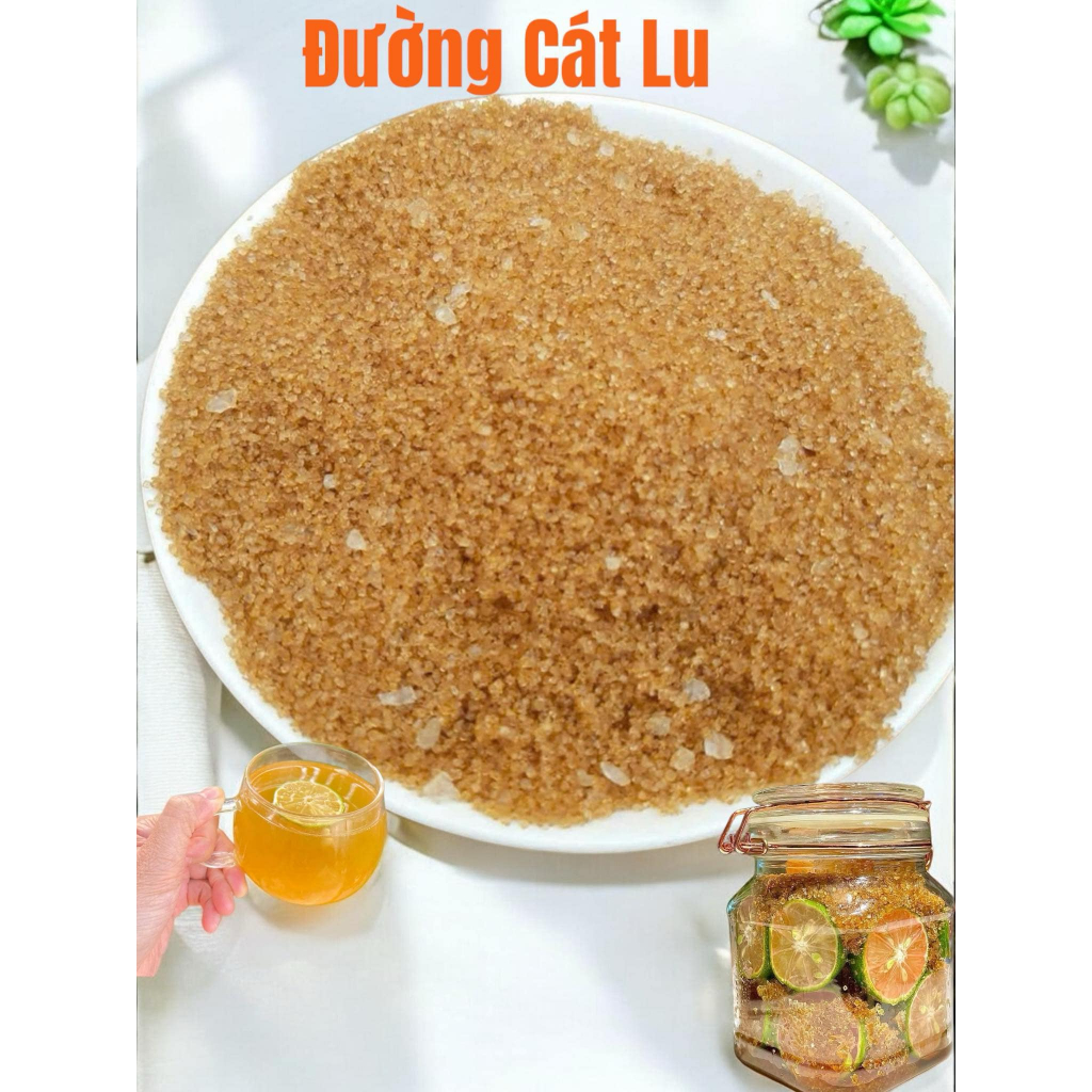 Đường Cát Lu, Đường Cát Vàng Nghệ An , Đường Mía Non Kết Tinh Tự Nhiên Không Hoá Chất Gói