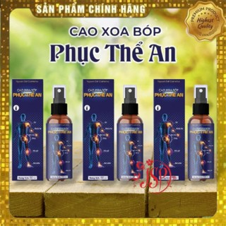   HÀNG CHÍNH HÃNG  COMBO 3 CHAI CAO XOA BÓP PHỤC THỂ AN 50ml-Hỗ trợ các vấn đề về xương khớp 
