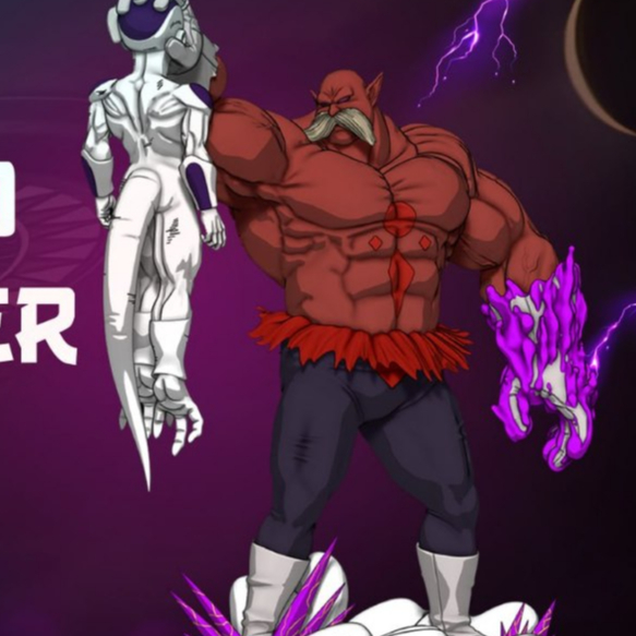 Mô Hình Toppo vs Frieza 25cm – Đại Hội Sức Mạnh, Dragon Ball Super Diorama 3D, Tô Thủ Công