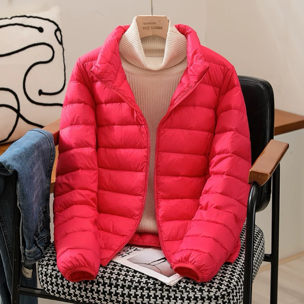 Áo Phao Nữ trần bông 3lớp ,Dáng ngắn mũ có thẻ tháo rời | BigBuy360 - bigbuy360.vn