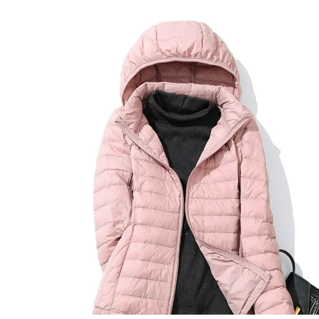 Áo Phao Nữ trần bông 3lớp ,Dáng ngắn mũ có thẻ tháo rời | BigBuy360 - bigbuy360.vn