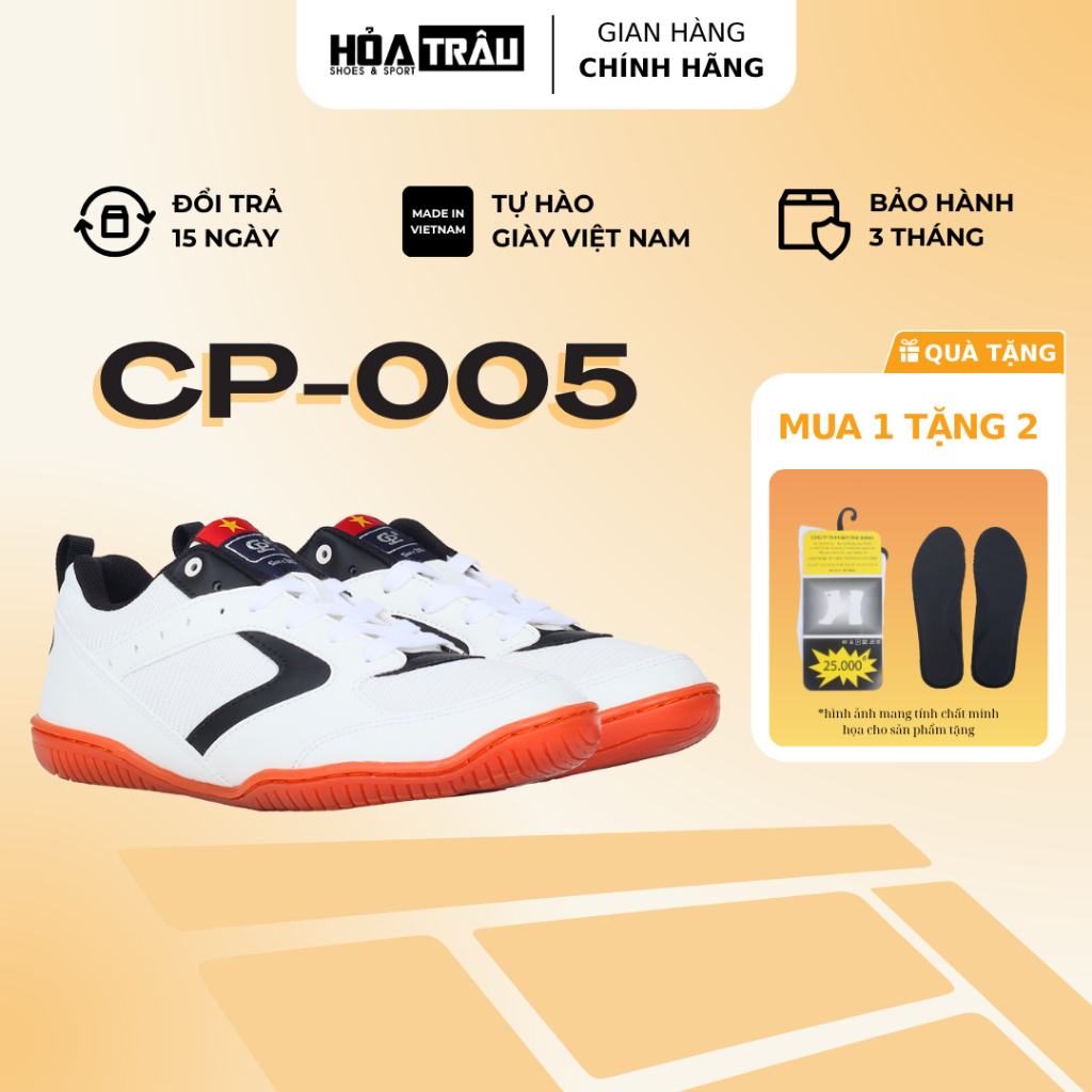 Giày Cầu Lông Chí Phèo CP-005 Bền Bỉ, Thoải Mái, Chống Trượt Tối Ưu Cho Mọi Hoạt Động Thể Thao