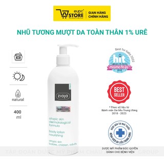  Nhũ Tương Mượt Da Toàn Thân 1% Urê Ziaja Med 400ml Giúp Làm Dịu Nhẹ & Dưỡng Ẩm Giảm Khô Da EUPC STORE 